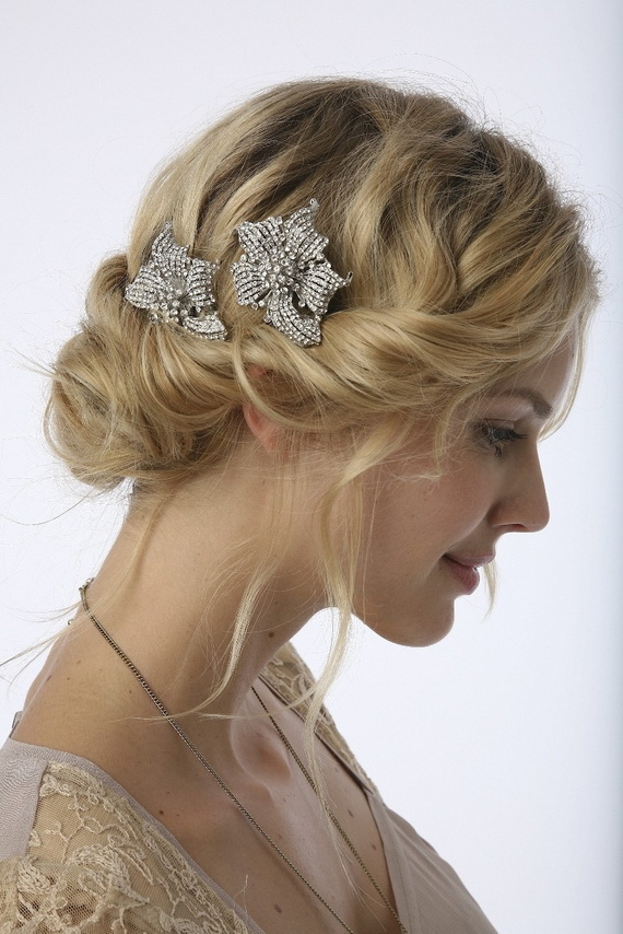 21. Vintage Wedding Bridal Hairstyles