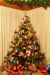 christmas tree with candy canes