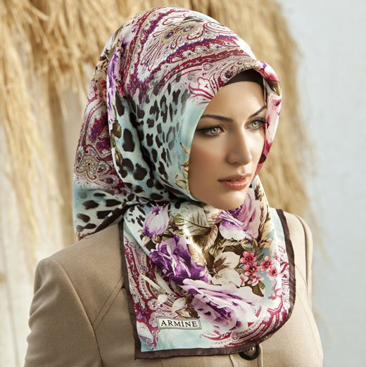 Amazing Multi Colour Hijab Style