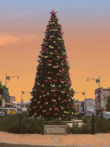 Christmas Tree Sunset