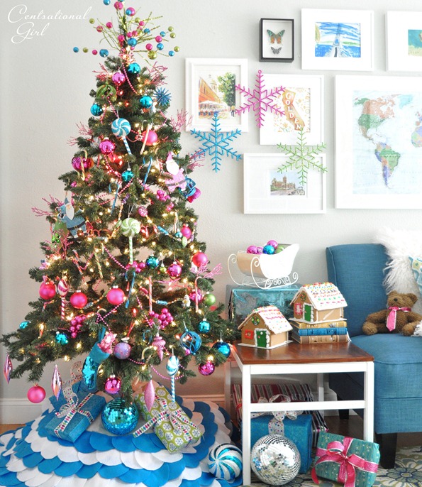 Candy Colored Christmas Tree
