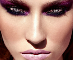 Dramatic Pink And Purple Eye Makeup