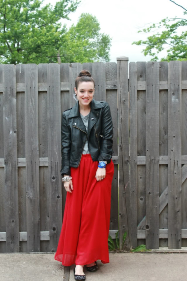 maxi skirt outfits