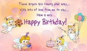 Cute Angel Birthday Wishes For Cute Babies