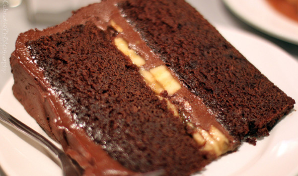 Mouth Watering Chocolate Cake Slice