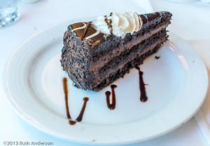 Chocolate Cake With Yummiest White Cream and Black Chocolate