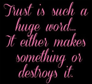 Make and Destroy Trust Quotes