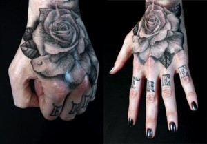 Eye Catching Free Black Rose Tattoo Art