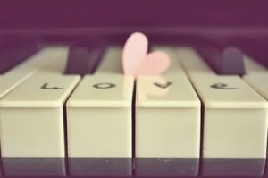 Tumblr Love Piano HD Wallpaper