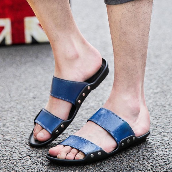 2015-new-summer-fashion-trend-of-font-b-men-b-font-casual-fashion-leather-beach-slippers