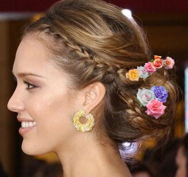 Bridal-Hair-Styles-In-Summer-Wedding