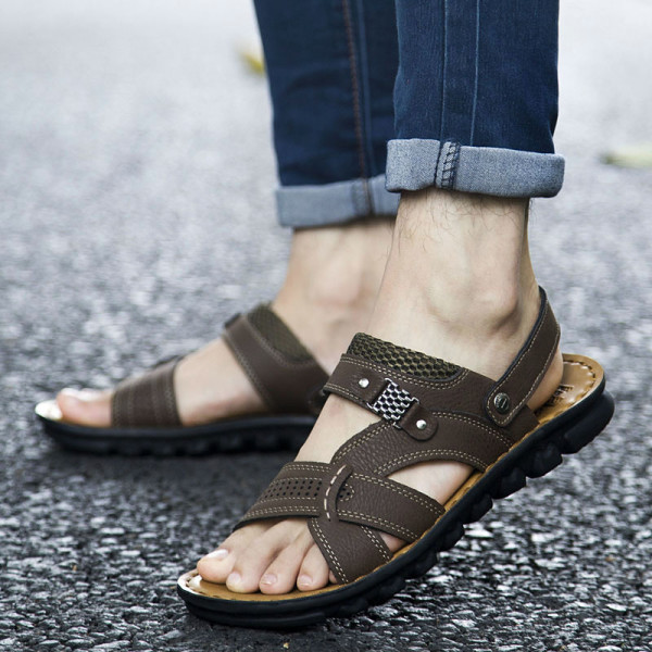 Summer-2015-men-s-sandals-men-leather-sandals-genuine-breathable-men-s-shoes-sandals-casual-sandals