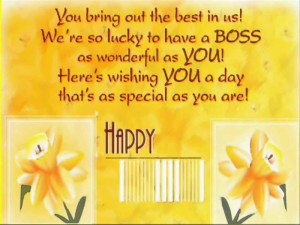 Inspirational Happy Boss’s Day Quotes