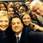 Hillary with colleagues