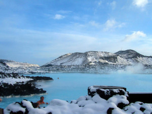 blue iceland winter wallpaper