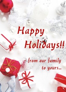 wishing you a happy holiday