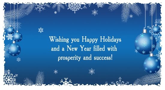 New year holiday wishes cards