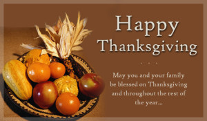 Be blessed on happy thanksgiving