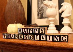 thanksgiving blocks decor