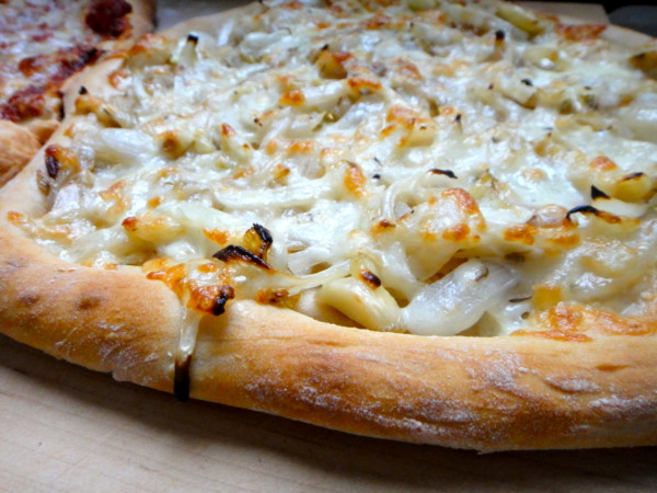 Caramelized Onion and Truffle Cheese Pizza