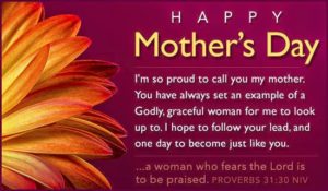 Amazing mother day poem card Image