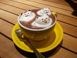 Hello Kitten Latte Art