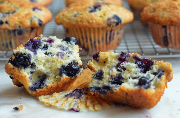 Best blueberry muffins full of fresh blueberries