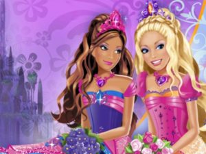 Barbie Doll Friendship With Flowers