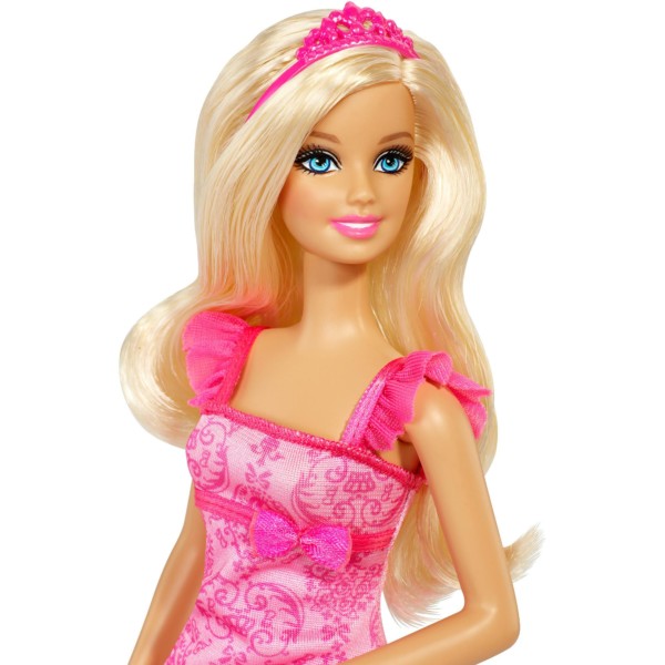 Princess Barbie Doll in Pink Dress