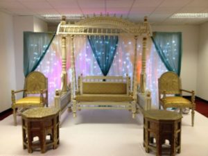 Mehndi Event Stage HD Wallpaper