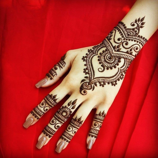 Stylish Trendy Arabic Mehandi Designs Collection For Hands Wallpaper