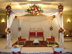 Indian Wedding Stage Decoration Wallpaper