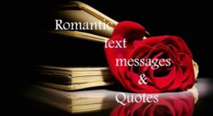 Romantic love text messages