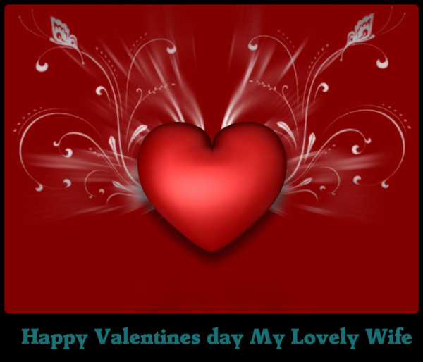 Valentine day for wife