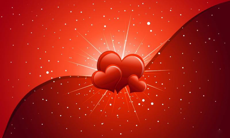 Happy Valentine Day with heart